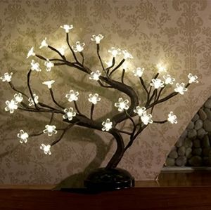 36 LED Lighted Bonsai Tree